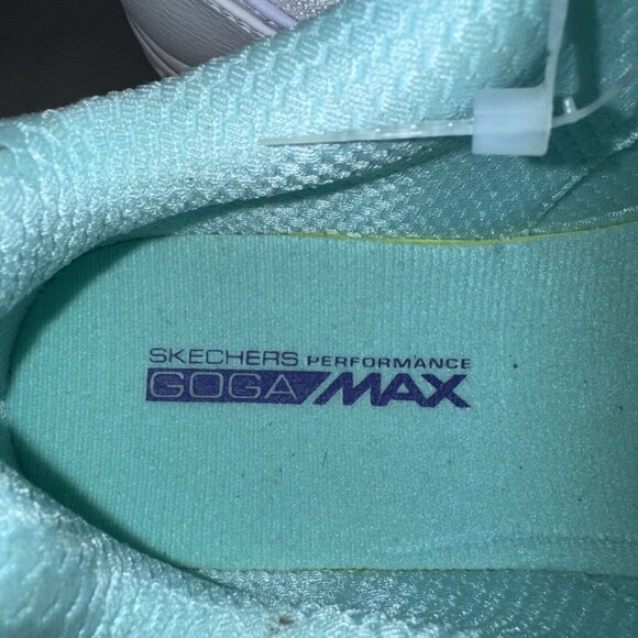 Womens Golf size 10 Skechers Golf Pivot-Splash White Aqua Watercolor 123066-WMLT - Picture 6 of 10